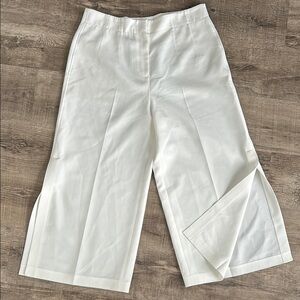 Lafayette 148 New York White Cropped Pants